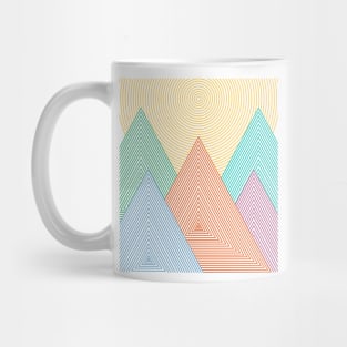 Geometry Mountain Mug